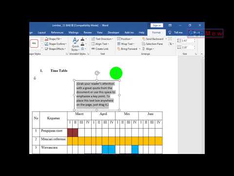 2 Cara Memberi CAPTION (Keterangan) pada TABEL di Microsoft Word