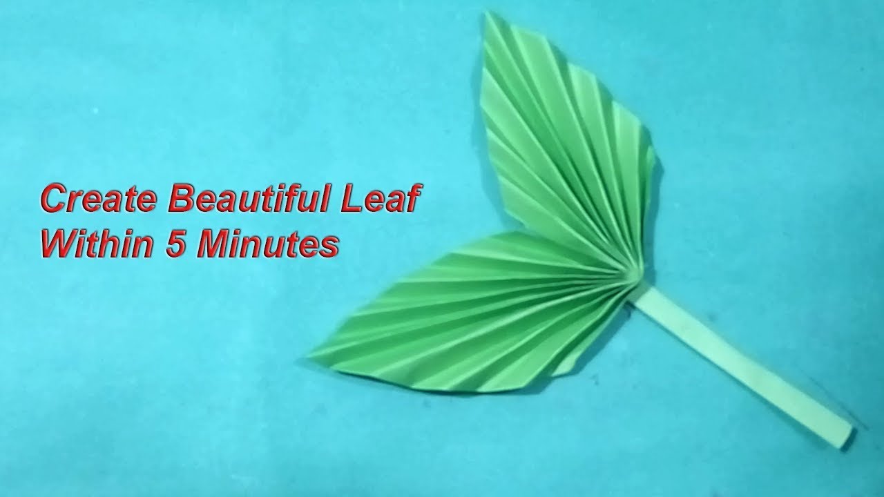 Paper leaf - Create beautiful leaf by paper easily | DIY paper crafts tutorial