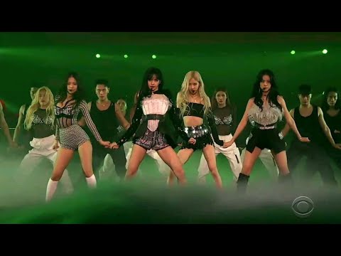 BLACKPINK- PRETTY SAVAGE [MR REMOVED] on James Corden late late show | Vocal only