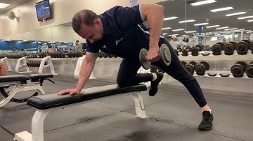 Dumbbell Elbow Out Row