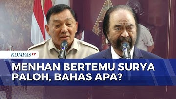 Menhan Sjafrie Usai Bertemu Surya Paloh: Ini Kunjungan Pertama Parpol di Luar Koalisi Indonesia Maju
