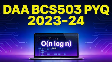 DAA BCS503 2023-24 AKTU PYQ | Design and Analysis of Algorithms Previous Year Paper