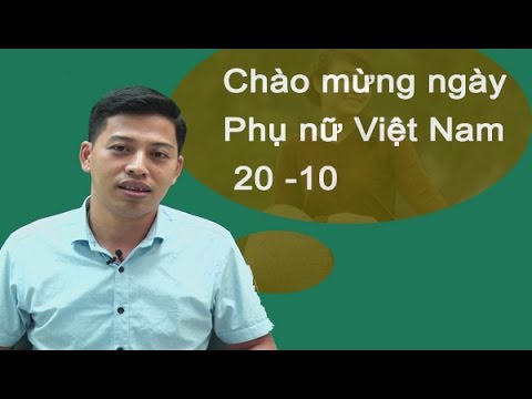 Chúc mừng ngày phụ nữ 20 - 10 - Thầy giáo Phạm Quốc Toản | Foci