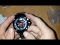 Naviforce 9050 NEW military watch 2015 dual time hands-on unboxing