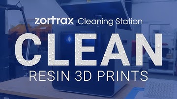 Automated Cleaning Process of Resin 3D Prints in Zortrax Cleaning Station