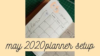 May 2020 Planner Setup - Peach Theme