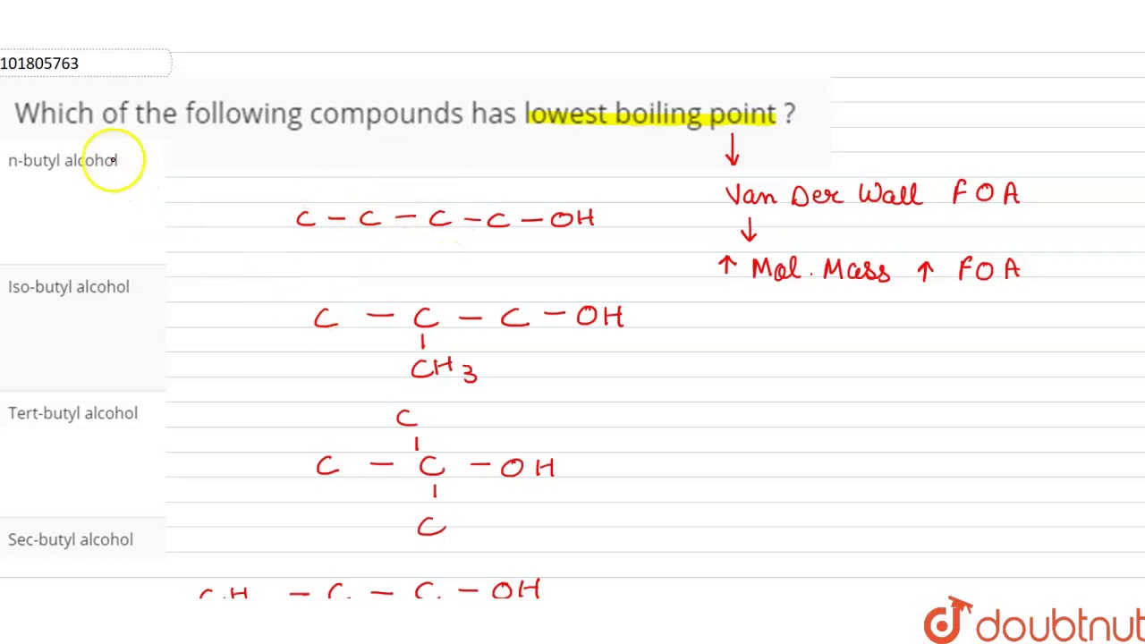 why does acetone have a low boiling point