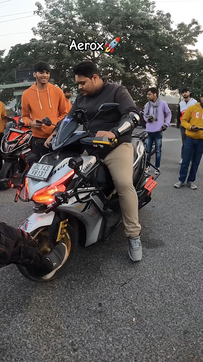 Yamaha Aerox 155 Fully Loaded Modified 🥵🔥🚀 #aerox #burnout #automobile #viralvideo #ytshorts #bike
