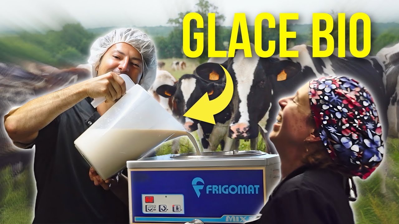 Du lait de vache à la glace artisanale.