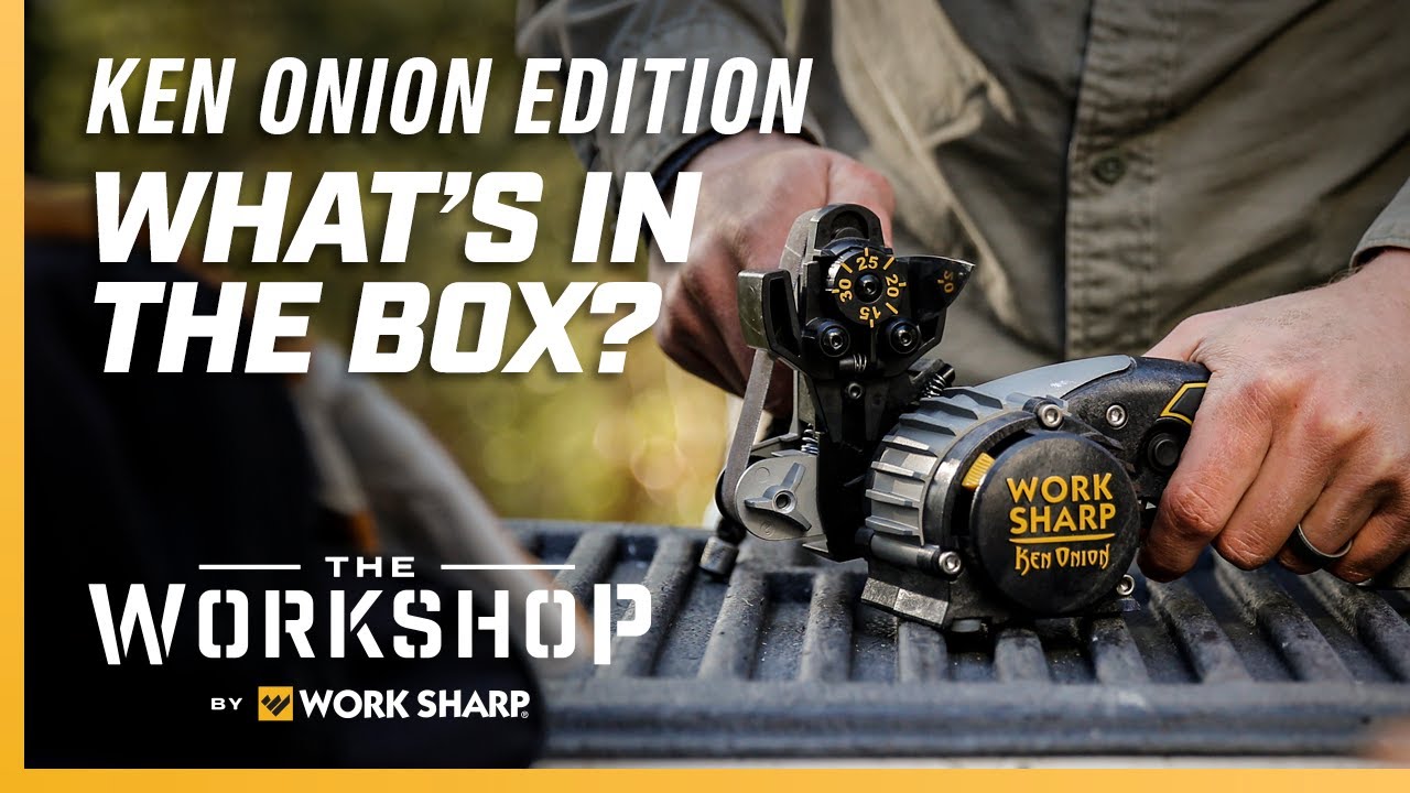 Work Sharp has partnered with legendary knife maker Ken Onion to develop  the Work Sharp WSKTS-KO Knife and Tool Sharpener, an easy, almost  effortless way, By Rockler Woodworking and Hardware