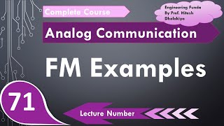 4. Frequency Modulation Examples | GATE FM Examples in Analog Communication by Engineering Funda