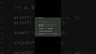 #44 | C programming Basics | Coding Exercise45  #shorts #clanguage