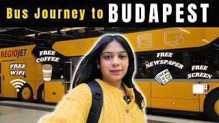 REGIOJET Bus Journey to BUDAPEST in ₹1500 🇮🇳 Only? How to take Budapest 🇭🇺 TRAVEL PASS?