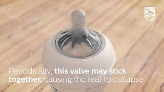 Philips Avent Natural Bottles - How to Fix Teat Collapse screenshot 1