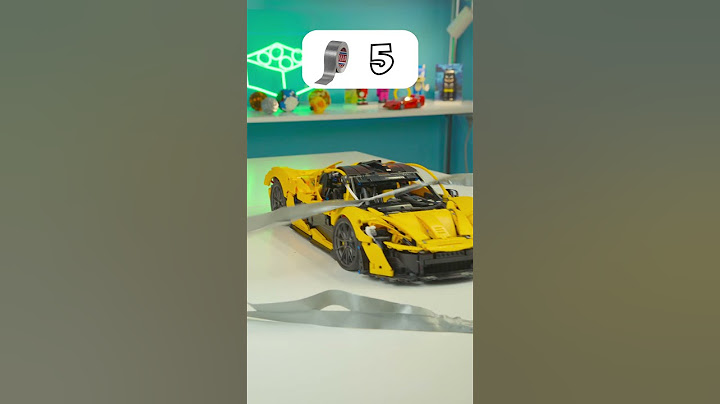 How Much Tape To Stop A LEGO McLaren?