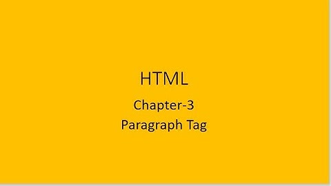 3.html paragraph block level element