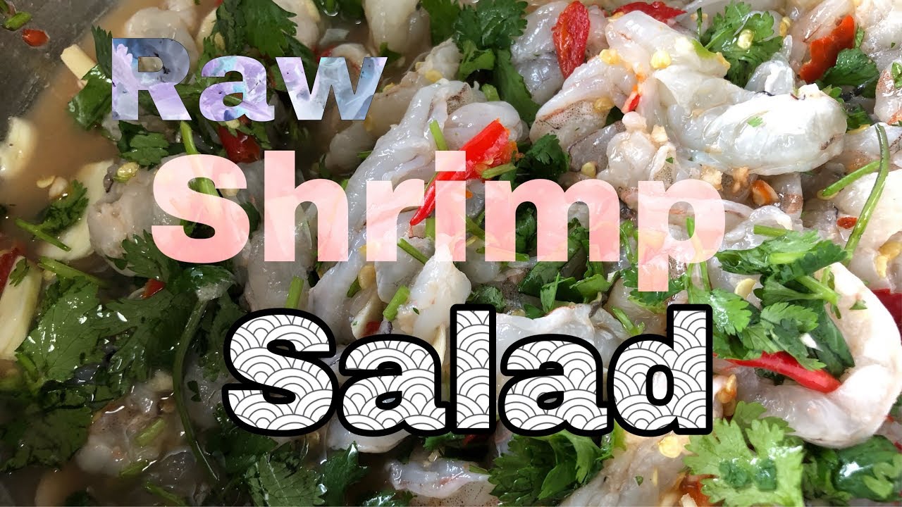 #130#How to make raw shrimp salad