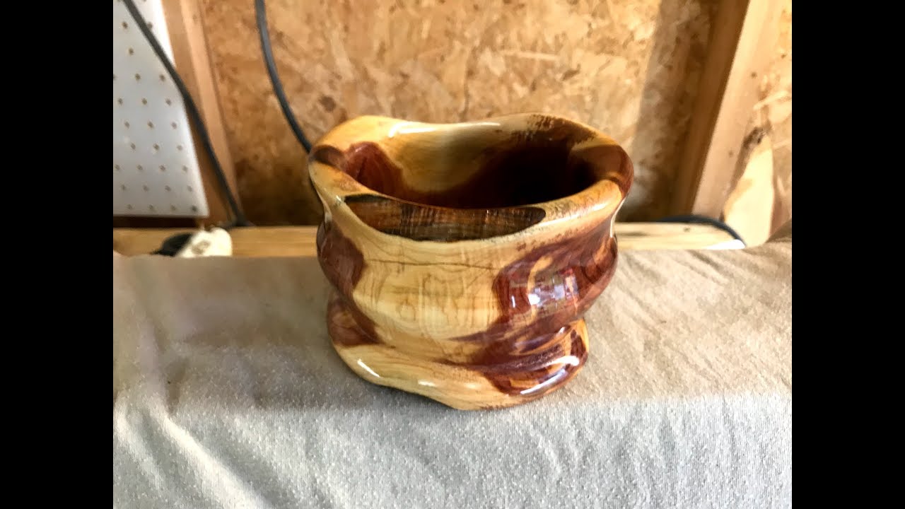 Finally Decided on Turning a Cedar bowl YouTube