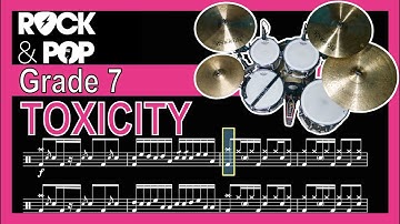 Toxicity - Grade 7 Drums (Trinity Rock & Pop) + Notation