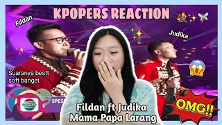 [REACTION] Fildan ft Judika 'mama papa larang' | the best duet! 😱