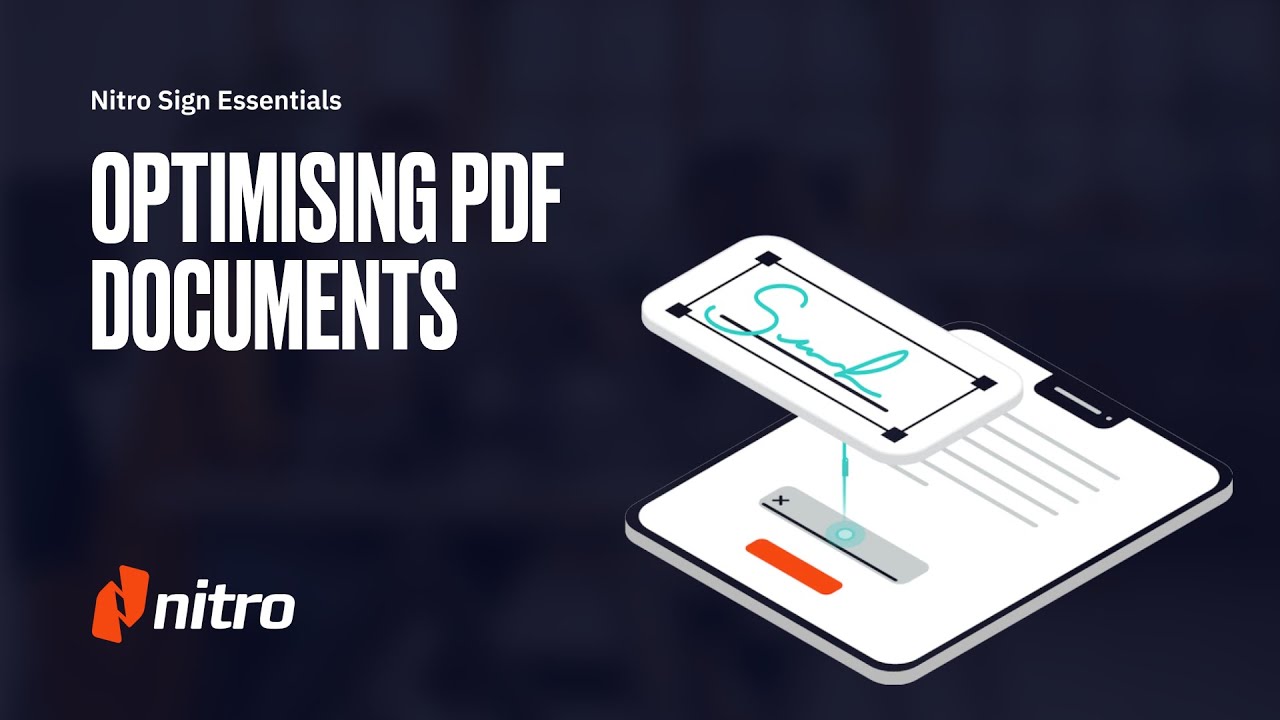 Nitro Sign Compress & Optimize Documents YouTube