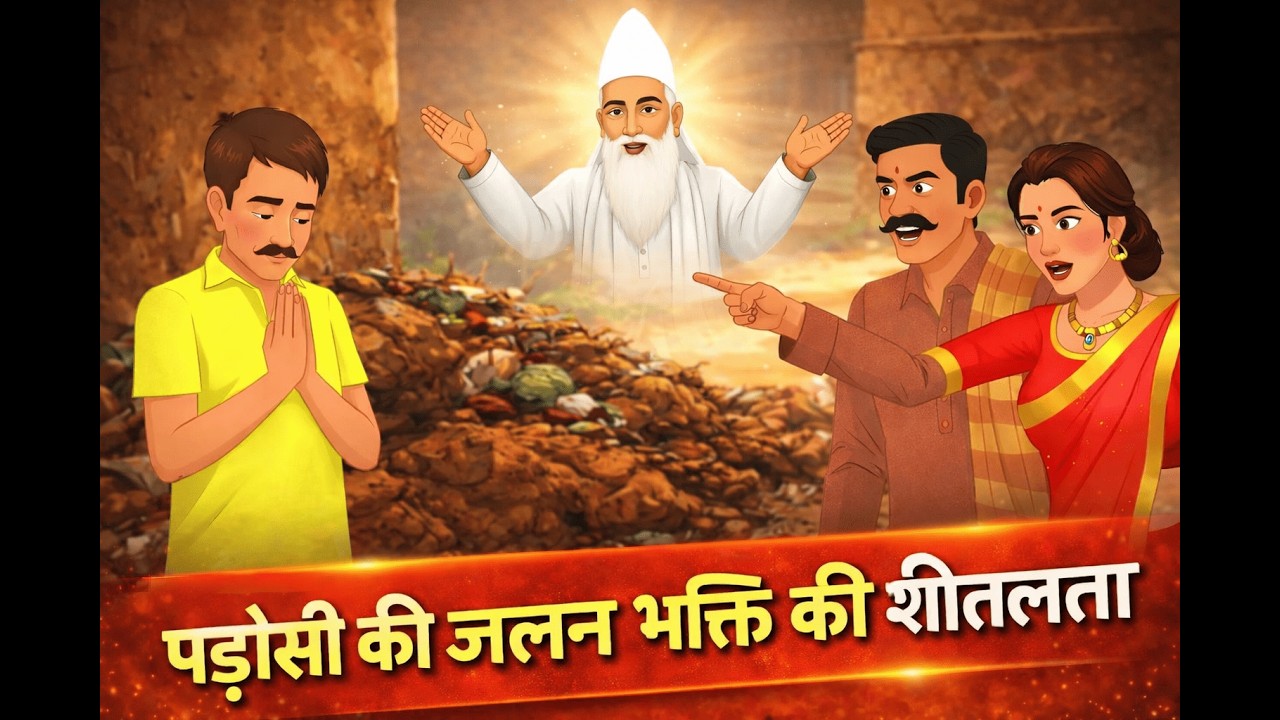 नफरत हार गई, भक्ति जीत गई | पड़ोसी की दुश्मनी से प्रेम तक की कहानी | HINDI KAHANI | CARTOON STORY