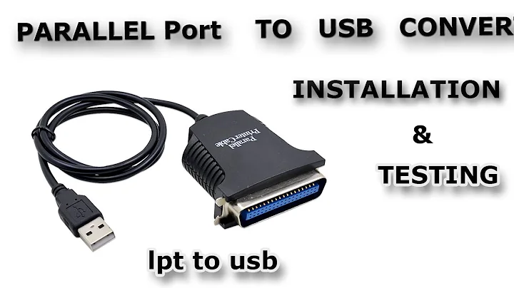parallel port to usb printer cable