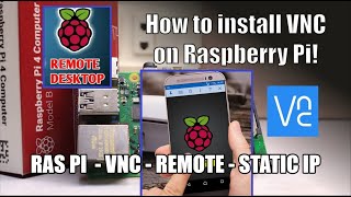 Raspberry Pi - VNC - Remote - Static IP - How to