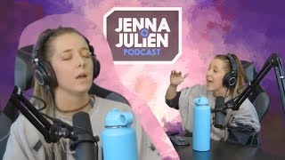 Jenna Singing On Key With The Actual Songs In The Background (J&J Podcast)  edit PT 2