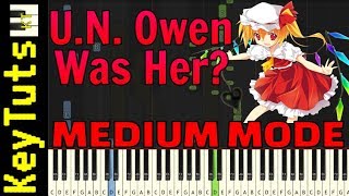 Learn to Play U.N. Owen Was Her? from Touhou - Medium Mode