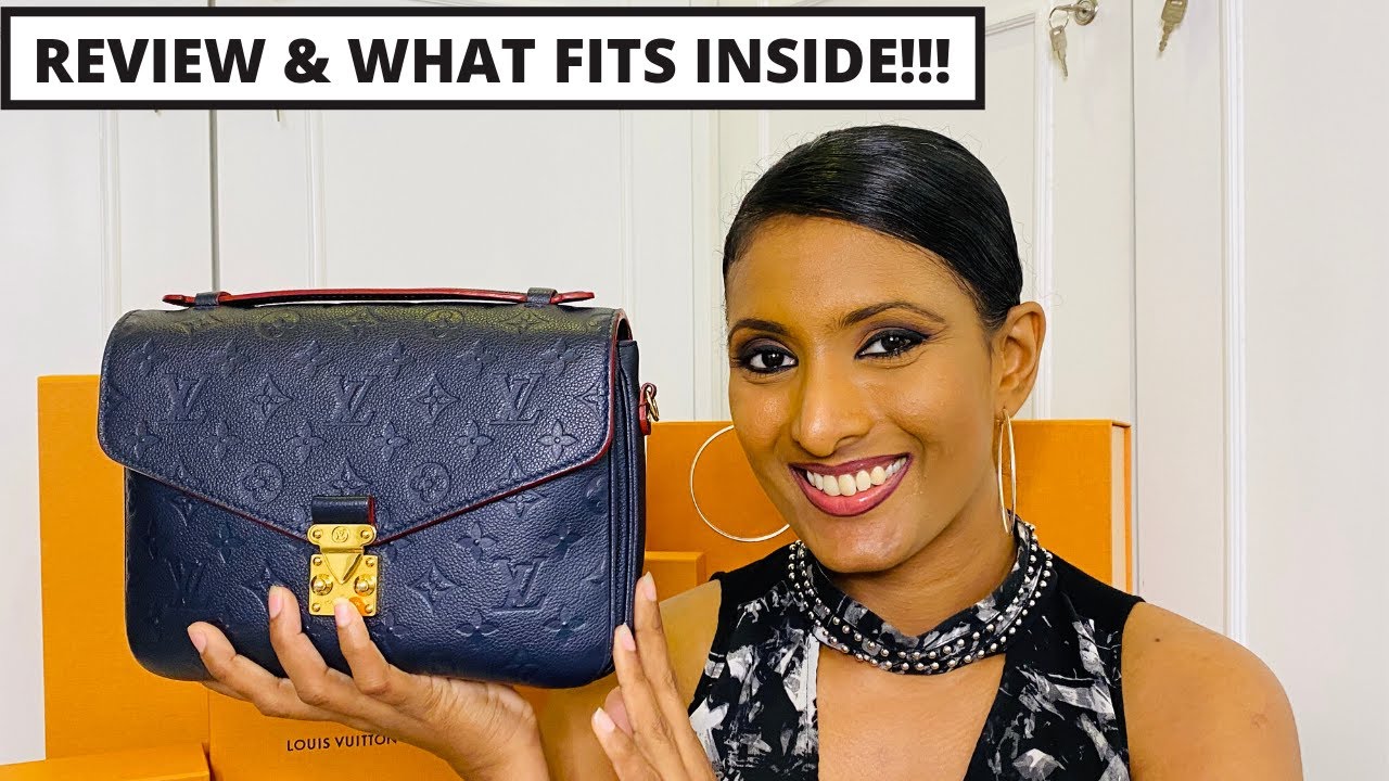 Louis Vuitton Pochette Metis Monogram Empreinte REVIEW- What fits inside?  Mod Shots 