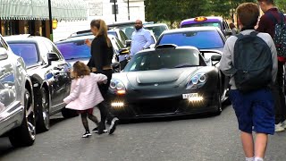 Qatar MILLIONAIRE drives his INSANE hypercars in Central London!