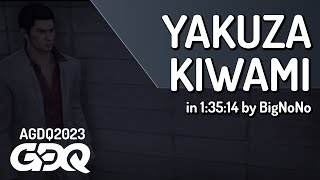 Yakuza Kiwami by BigNoNo in 1:35:14 - Awesome Games Done Quick 2023