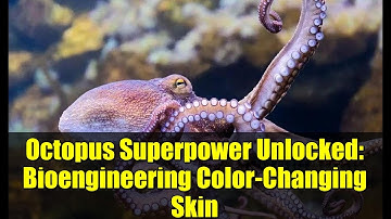 Octopus Superpower Unlocked: Bioengineering Color-Changing Skin