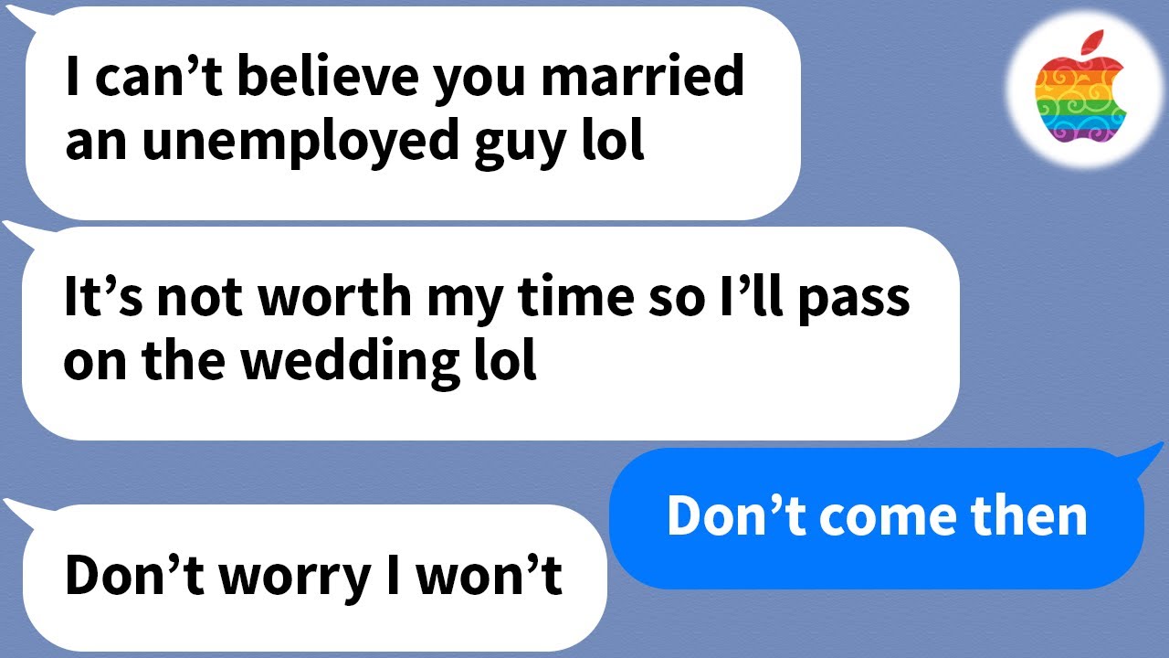 【Apple】 My sister insulted my husband for losing his job
