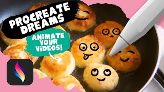 Funny Animations in PROCREATE DREAMS  EASY Step by Step Tutorial