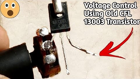 How To Make A Voltage Controller Using 13003 Transistor | Very Easy To Make