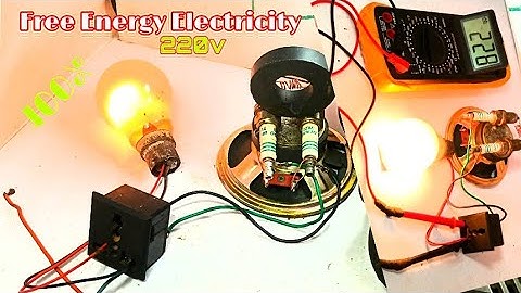 Make free Energy Generator Self running with Spark Plug with proof 100% (New trick) | 2021