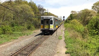 Long Island Rail Road Train 8710 at Mastic-Shirley Sunday May 7, 2017.