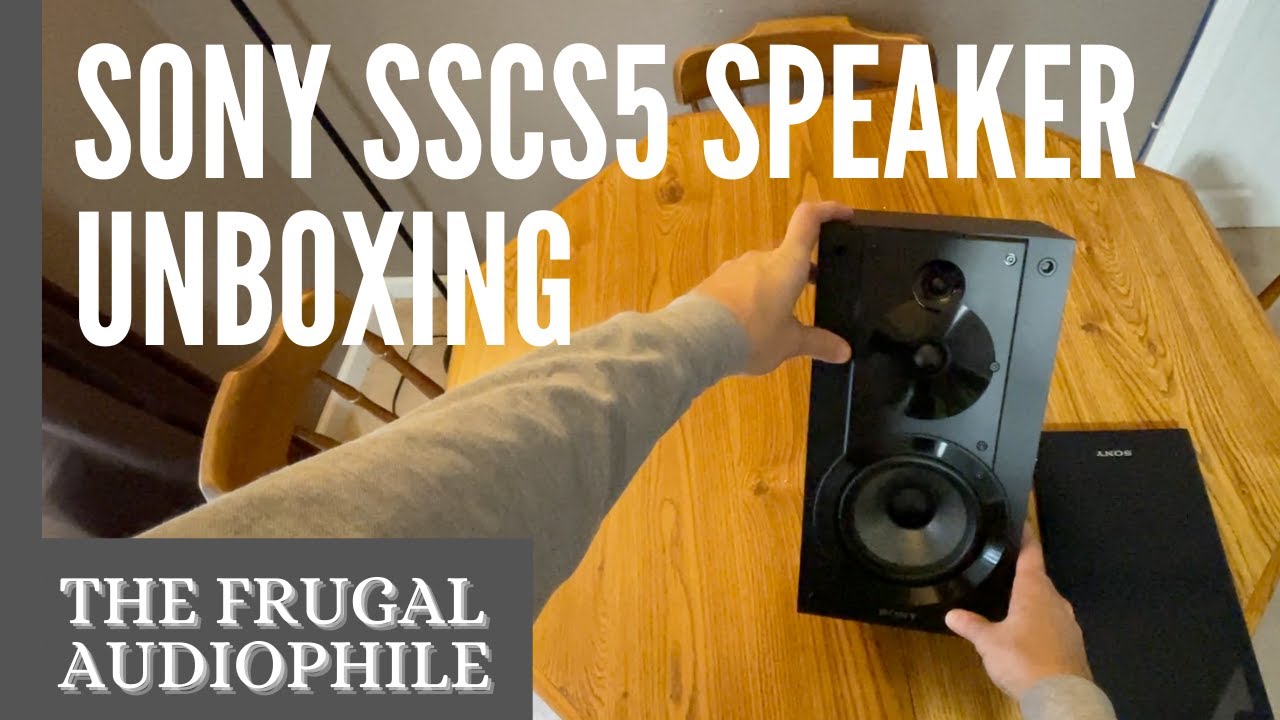 Sony SSCS5 Speaker Unboxing - YouTube