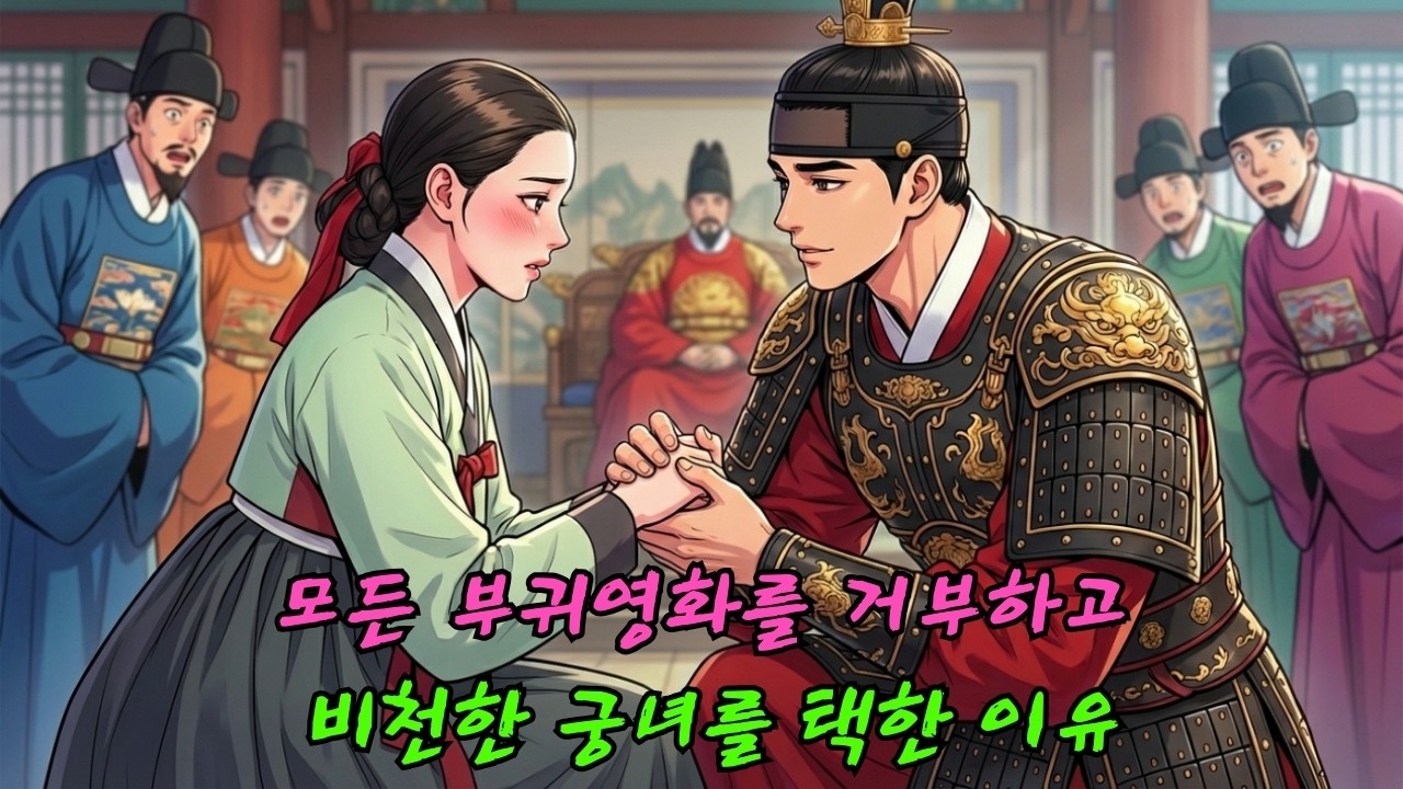 조선시대 승전하고 돌아온 대장군이 수많은 재물과 높은 관직을 마다하고 오직 가장 낮은 신분의 비천한 궁녀만을 원했던 놀라운 이유와 전설