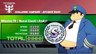 Advance Wars 1+2: Reboot Camp - AW1 Challenge Campaign – M19: Naval Clash! (Andy, Rank S/300)
