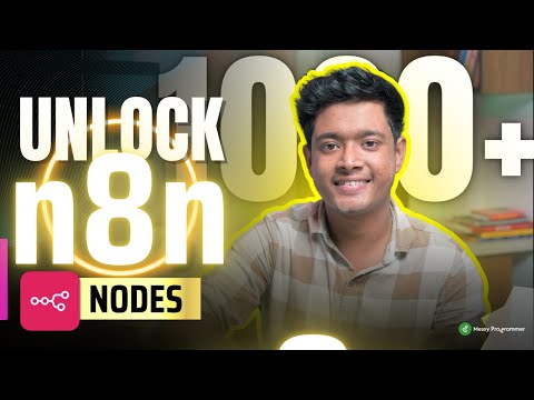 باز کردن قفل بیش از ۱۰۰۰ گره مخفی N8n آموزش گره های انجمن آخرین نسخه ۲۰۲۵
