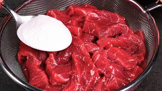 DON’T Put Baking Soda in Beef Marinade! Tender Beef and Onion Stir Fry Every Time