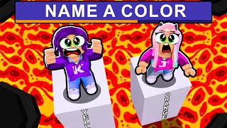 Type or Die in Lava! | Roblox (Longest Answer Wins)