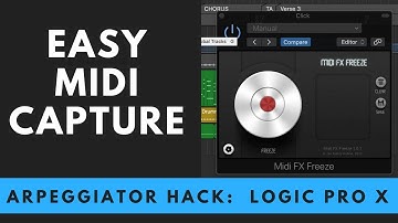 Logic Pro X Arpeggiator to MIDI Hack #2