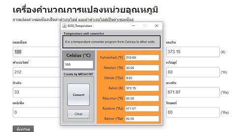 JAVA_NetBeans GUI: เครื่องคำนวณการแปลงหน่วยอุณหภูมิ