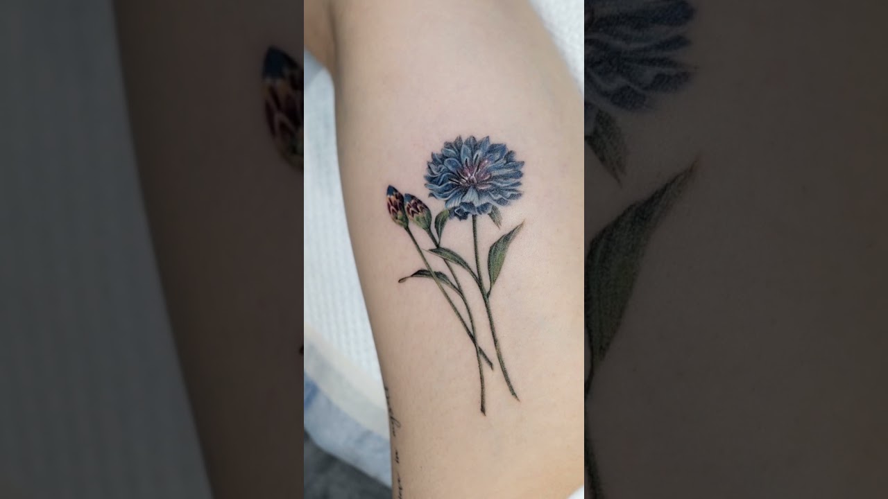 Cornflower by Oleg Turyanskiy: TattooNOW