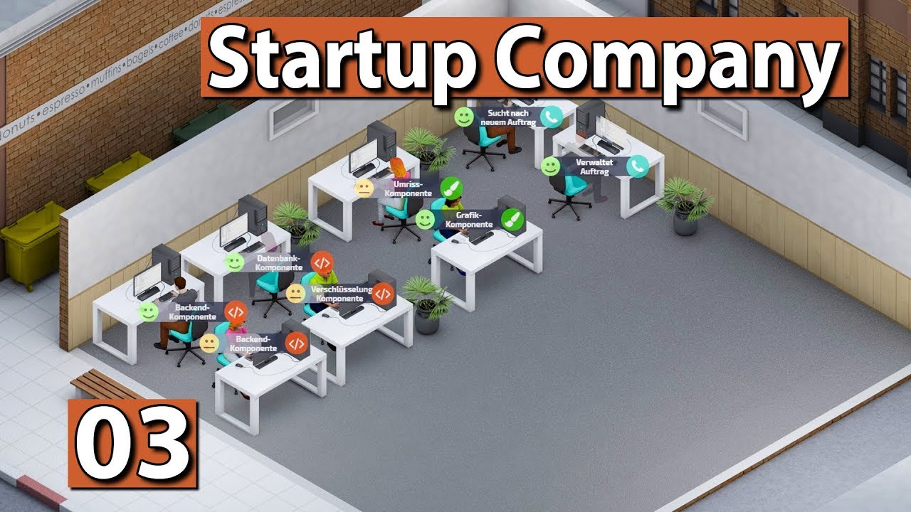 Der Laden läuft ► Startup Company Gameplay deutsch #03 gaming logo