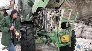 Апх Добронравов АГРО. John Deere 6150M и МТЗ-82 Обработка двигателей добавкой Форум 500